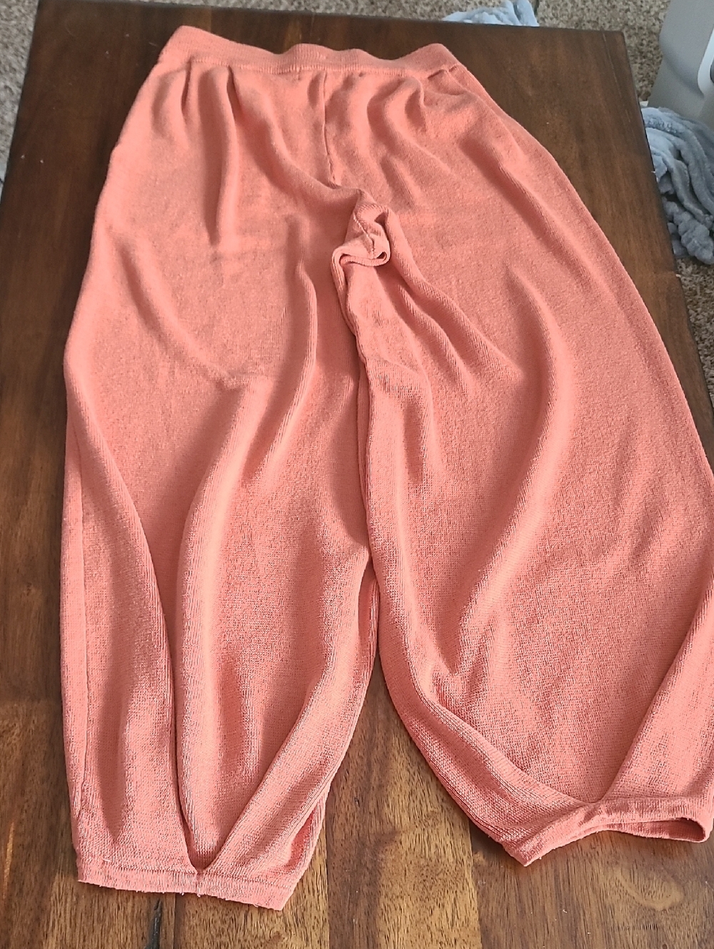 Free People Beach freya Knit Pants Balloon Tapered Wide Leg Pant Womens Med. - Picture 9 of 10